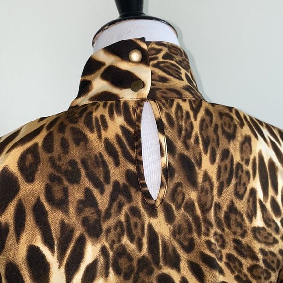 INC international concepts‎ womens medium animal print long sleeved dress - Picture 3 of 6